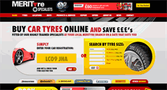 Desktop Screenshot of merityre.co.uk